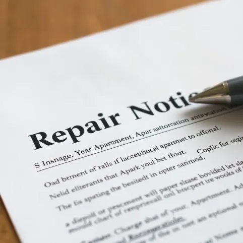 Zawiadomienie o remoncie mieszkania wzór